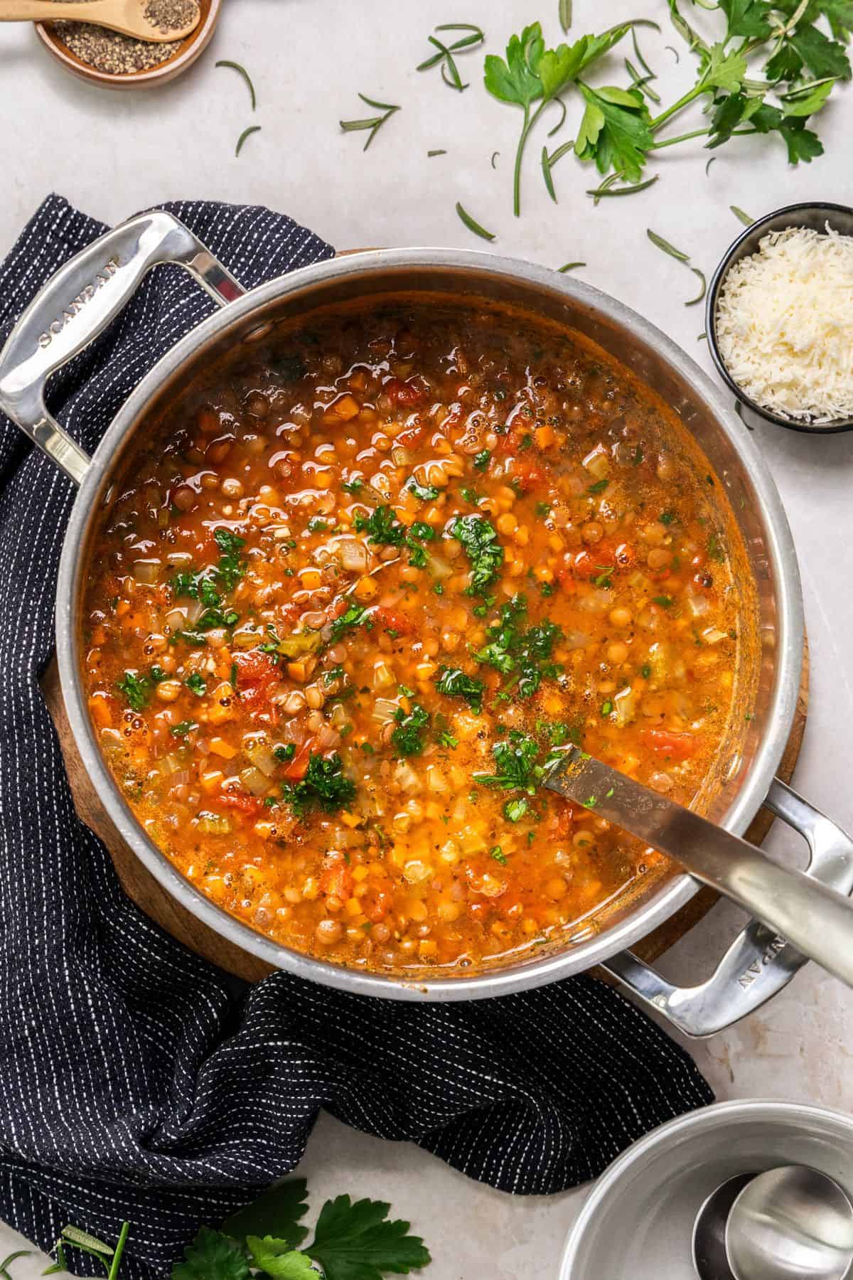 Итальянский чечевичный суп (Zuppa di Lenticchie): Полный и подробный рецепт